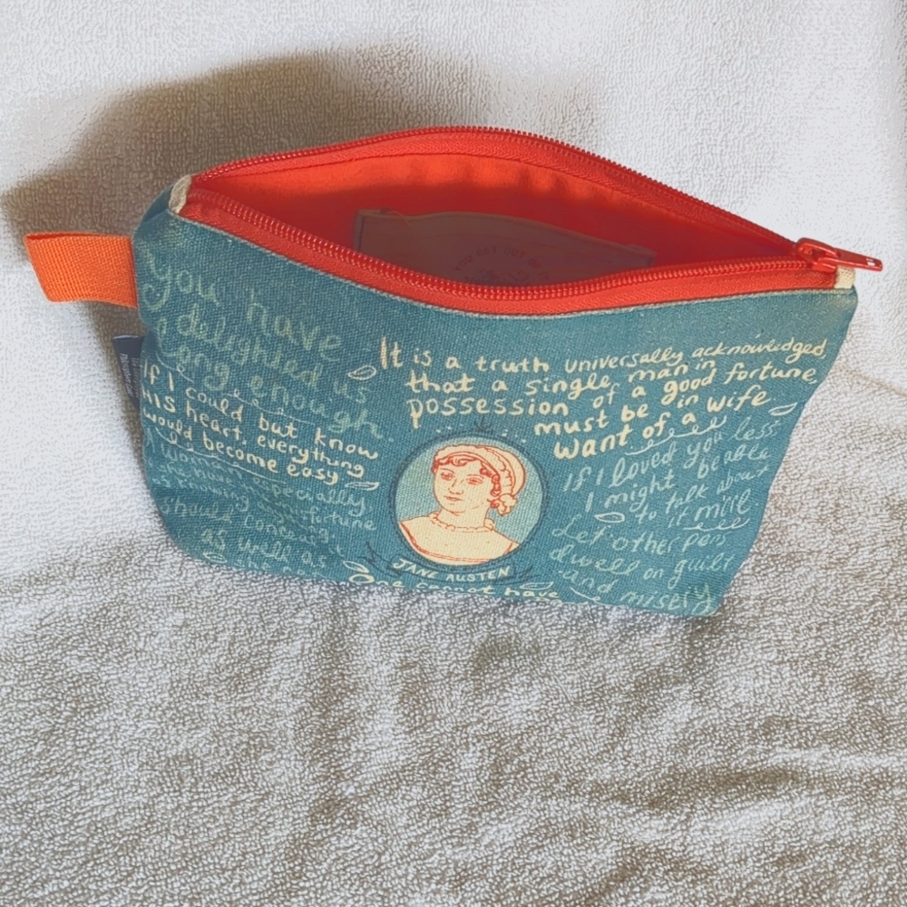 Jane Austen Quotes Zipper Bag